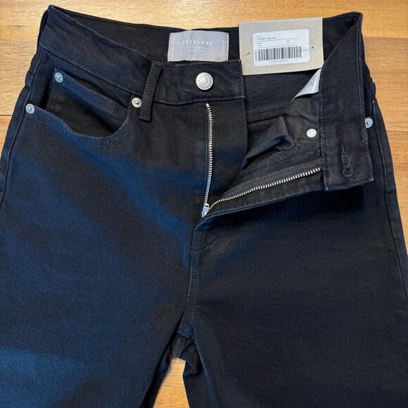 Everlane The Way High Jean Black Denim Size 24 - Picture 7 of 13